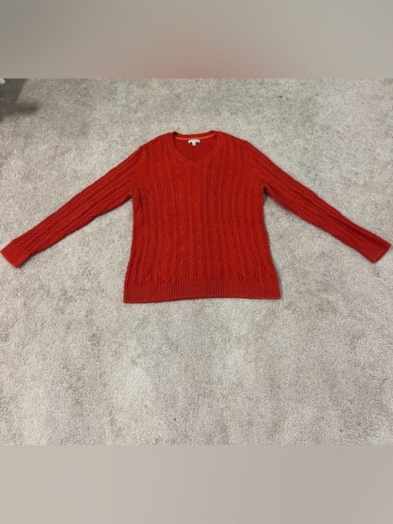 croft & barrow Sweaters - Croft & Barrow V-neck Cable Knit Sweater